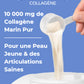 Nutralpes® Collagène Marin Pur & Naturel 10 000 mg – Peau, Cheveux, Ongles, Articulations – Sans Saveur – 300 g (1 Mois / 60 Portions)